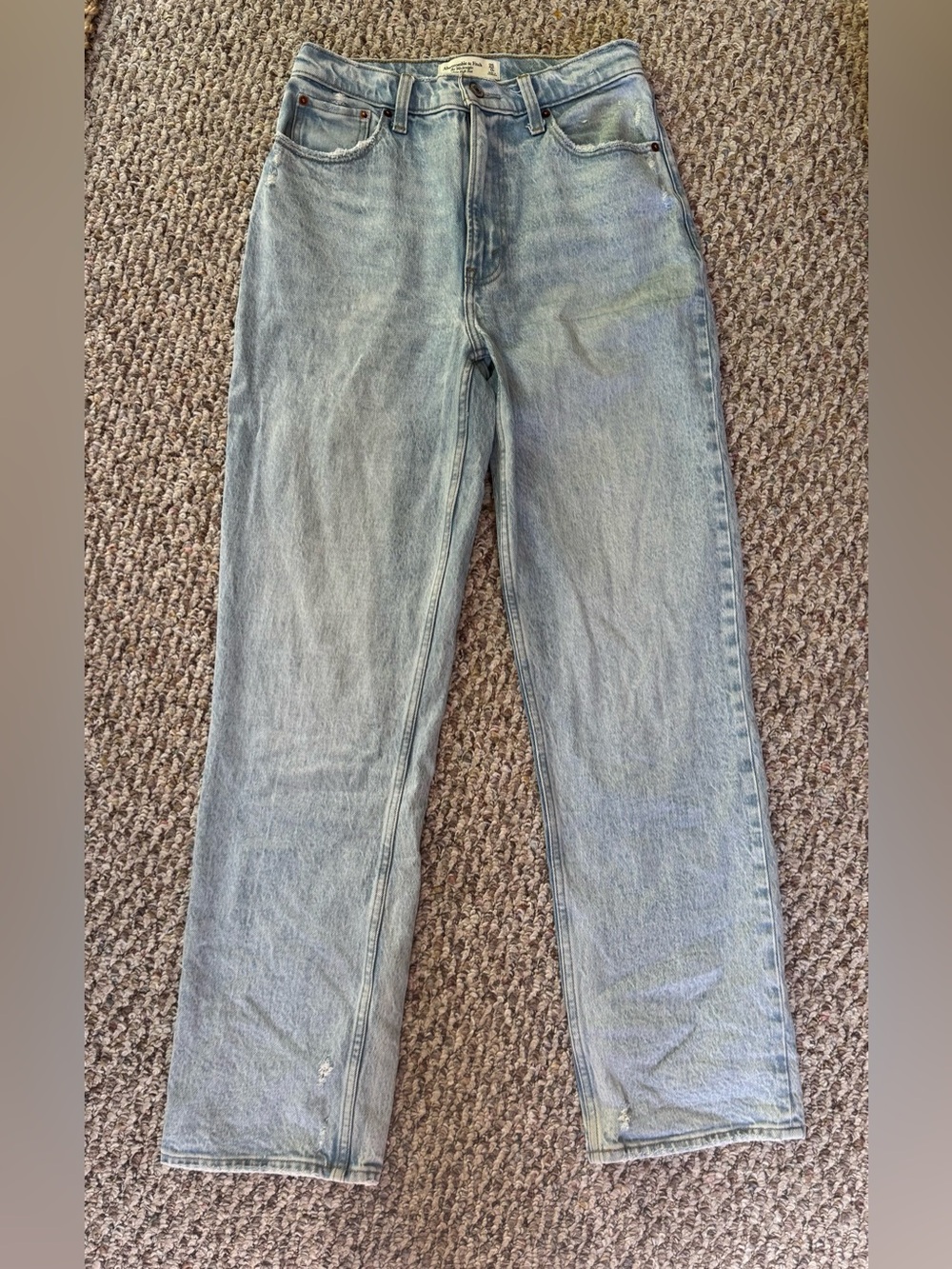 Abercrombie & Fitch 90s straight ultra high rise Jeans size 0